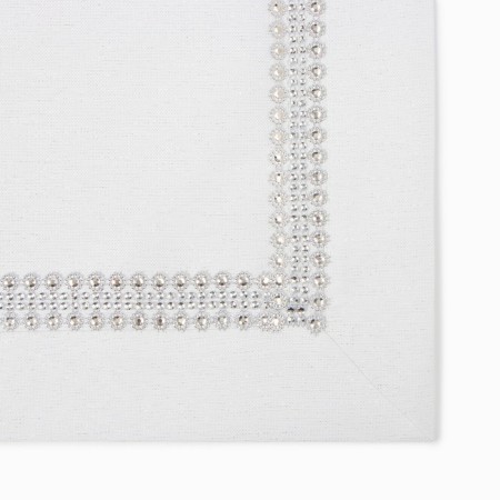 Ethel path with rhinestones, 50 x 100 ± 5 cm, white color, p/e color-4