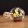 The ship Souvenir "Virginia", in a bottle, horizon. 14*7*9cm