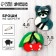 Set for creating brooches made of wool "Raccoon with a cherry"