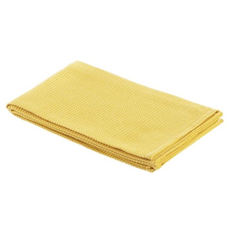 Set of waffle towels Essential, size 50x70 cm, 2 pcs, mustard color-1
