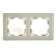2-seater frame, glass, Stekker series Catherine, GFR00-7002-07, smoky
