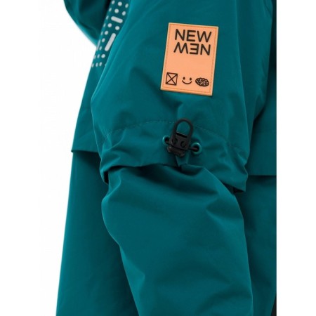 Windbreaker for boys, height 116 cm, emerald color-8