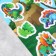 Paper stickers "Dinosaurs", 11 × 16 cm