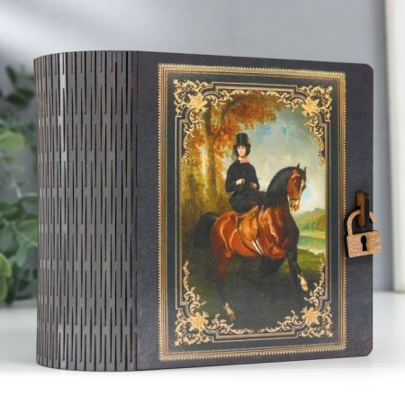 Caste-book "Horse" 14x14 cm-1