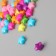 Beads for creativity plastic "Star" Color set 100 pcs 1.1x1.1 cm