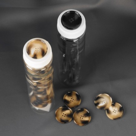 Organizer cylinder for buttons, the color is transparent, t-040-1