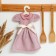 Ethel Kitchen towel "Dress" 25*30cm, col. Lilac, 100% p/e