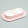 Animal bowl "Moore-humu" 0.3l double on a stand, pink