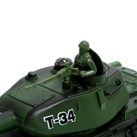 Radio controlled tank "T34", with a battery, with a bunker-3