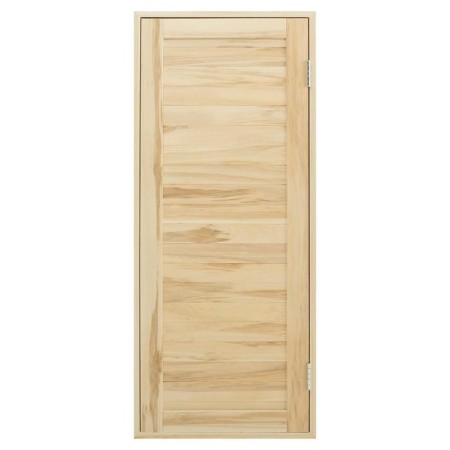 Door for a bathhouse and sauna from a dodgy board, linden economy, 170x70 cm-1