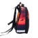 School backpack 38 x 30 x 16 cm, ergonomic back, Stavia "Orange ATV", multicolor
