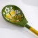 Spoon Polobaska "Green painting", handmade