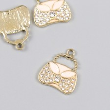 Decor for creativity metal, enamel, rhinestones 