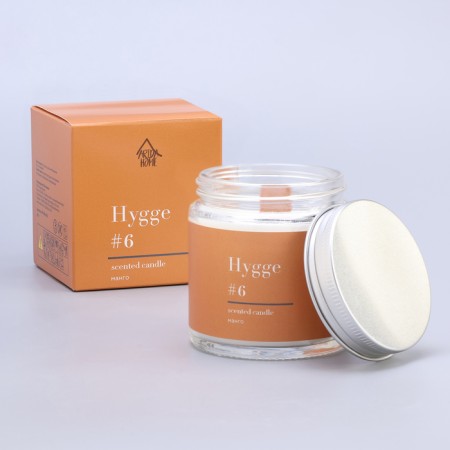 Свеча ароматическая "Hygge" #6 Манго, соевый воск, в банке, 90 г-8