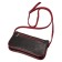 Female bag, artificial leather, black 24x5x15 cm