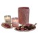 Aromatic candle in PEONY FREESIA glass, 7 × 8 cm
