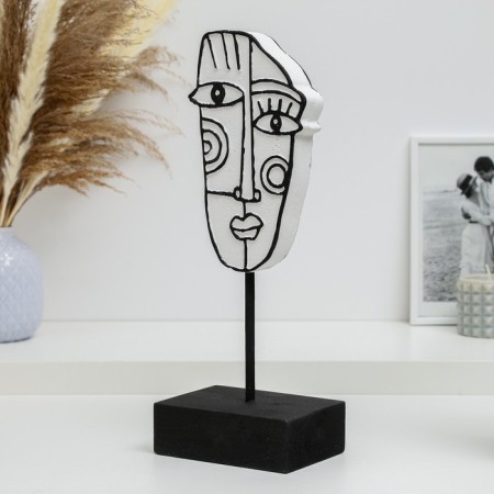 Figure "Lucretius on the stand" Black and white, 34cm-2