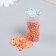 Decor "Semiobusins ​​and rhinestones. Gradient Orange-yellow" d = 4 mm 10g 200 pcs 5x2.5 cm, mix