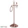 A stand with two accessories for a toilet with a bidet 80 CM, porcelain; Antique copper, 3SC