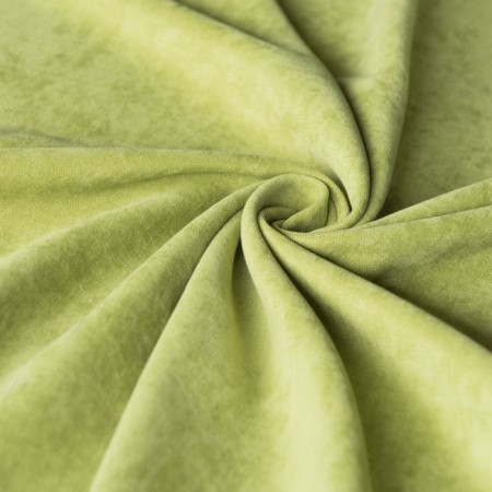 Roman curtain "Tina", size 80x175 cm, green color-1