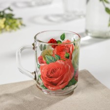 Glass mug 