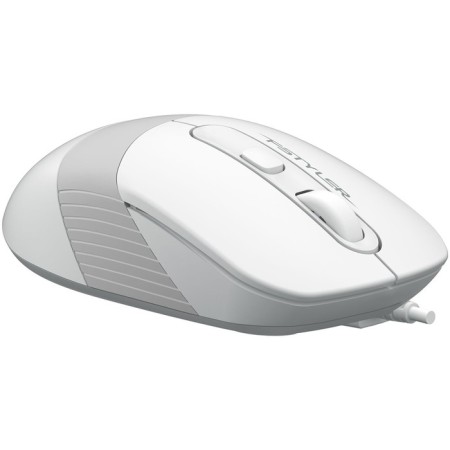 Mouse A4Tech FSTYLER FM10S White/Gray optical (1600DPI) Silent USB (3but)-1