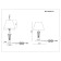 Evoluce bedside lamp. Sle105504-01. Reimo. 1x40 W, E14, 28x28x48 cm, Nickel color
