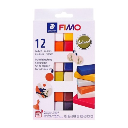 A set of plastic - polymer clay, Soft "natural colors", 12 colors of 25 g-4