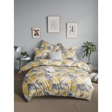Bed linen 2 joint venture Guten Morgen Marble, size 200x220 cm, 175x215 cm, 50x70 cm - 2 pcs