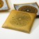 Diningral “Arabesque”, 7 items: 30 × 30 cm - 1 pc, 18 × 18 cm - 6 pcs, the color is gold, gray color