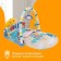 Set 2 in 1 swing and a rug "duckling", light, sound effects, blue color