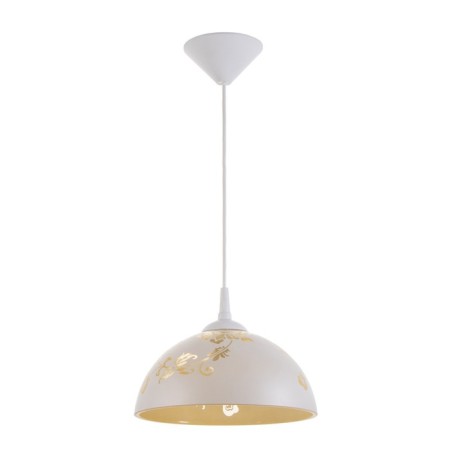 Lamp Bayerlux cap "Rocell" 1 lamp E27 40W White-Shampan d.250