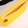 Lightning waist bag, reflective elements, color orange color
