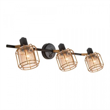 Sconces Citilux "tavern" CL542632, 58x18 cm, 3x60W, e14, black color