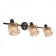 Sconces Citilux "tavern" CL542632, 58x18 cm, 3x60W, e14, black color