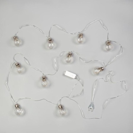 Garland “thread” 3 m with nozzles “ball bulbs”, ip20, transparent thread, 80 LED, glow warm white, 8 modes, 220 V-3