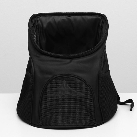 Backpack for carrying animals, 31.5 x 25 x 33 cm, black-1