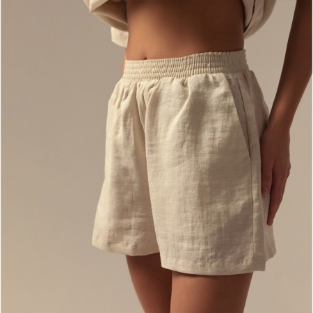 Female suit (shirt and shorts) SL Home p. S, milk-5