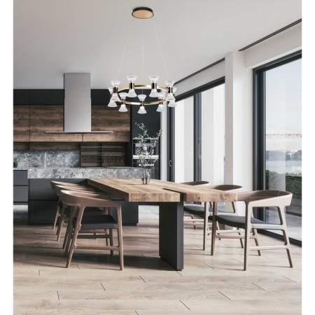 Valter chandelier, size 76x150x76 cm, 67W 9XLED IP 20-9
