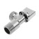 Ball "STM" 1/2 "x1/2", external carving, corner, butterfly, for household appliances, chrome