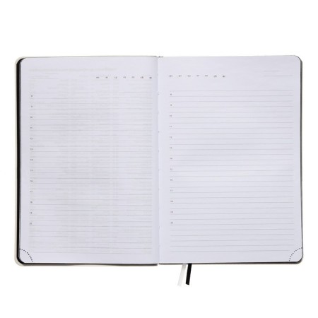 Leduced Diary A5, 160 sheets, Devente.tropicana, Soft Cover made of artificial leather, black cut, stamping foil, block 70 g/m2-8