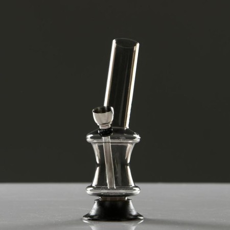 Bong smoking, h-15 cm, "coil", acrylic, mix