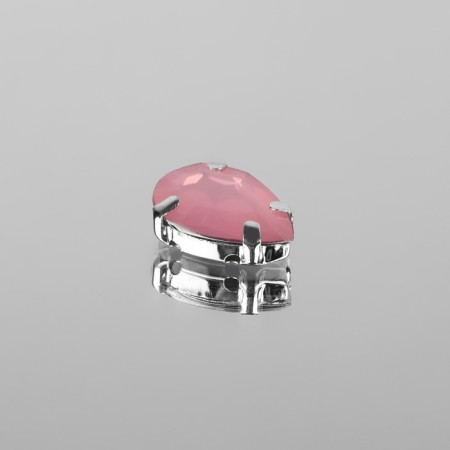 Rhinestones are sewing “drop”, rimmer, 10 × 14 mm, 20 pcs, pink dump-2
