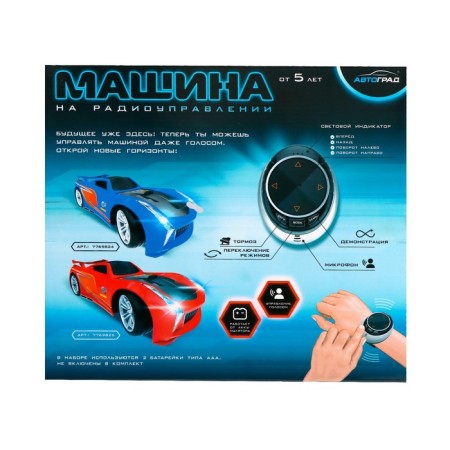Radio -controlled Voice, voice control, Russian language, blue color-8