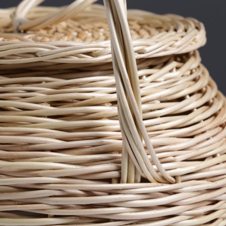 Vegetable Crimery Basket high with a lid, 300x300/250/370 mm-3