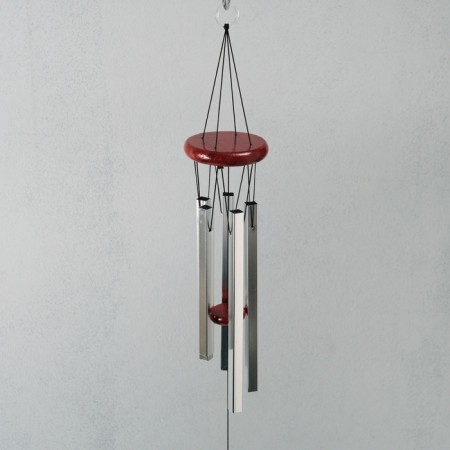 Wind Music Metal "Square pipes" 5 tubes 74 cm-1