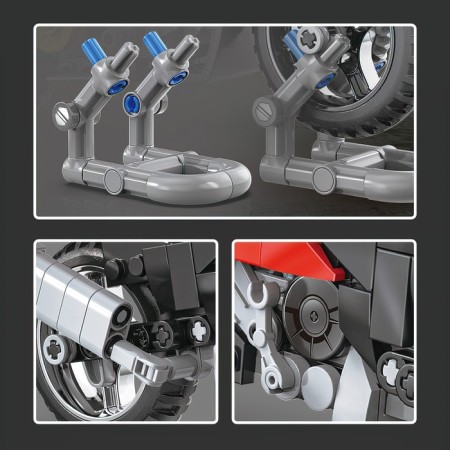Constructor Moto "Sports Motorcycle", 300 parts-7