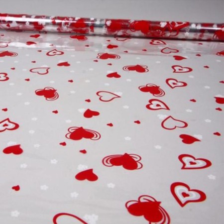 Color film "Valentine", 70 cm red-white-3
