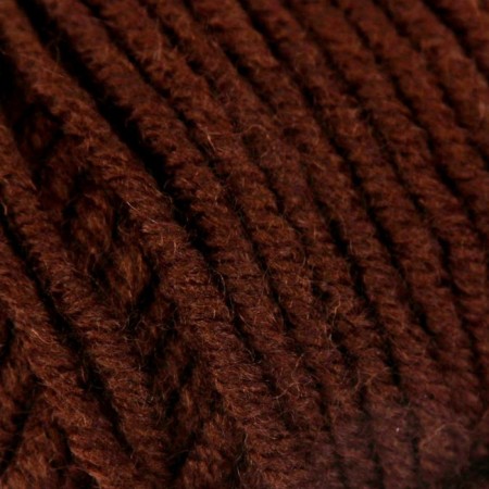 Yarn "Superlana Maxi" 75% acrylic, 25% wool 100m/100g (26 brown)