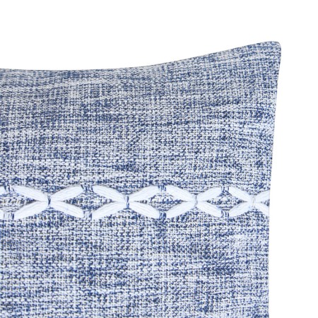 Pillowcase decorative Ethel pigtail color blue, 45x45 cm polyester-2